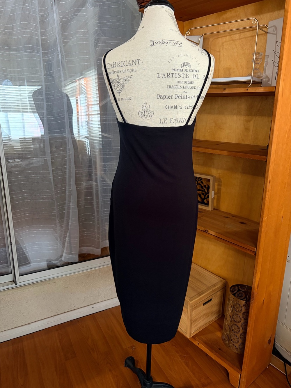 J.crew FormKnit Spaghetti Strap 90s Midi Dress Size M Double Layered NWT - Picture 12 of 12